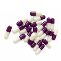 Capsules végétales HPMC vides colorées, coques dures, tailles 0, 00, 1, 2, 3, 4, Halal, Casher, impression personnalisée, fabricant
