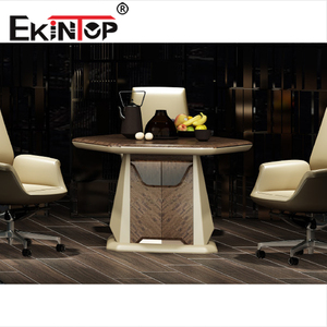 Table basse en bois de conception ronde à prix de gros - Product Image 4