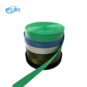 Sangle élastique en jacquard de <span class=keywords><strong>nylon</strong></span> recyclé brodée sur mesure Xinda, haute ténacité, largeur de 10 à 50 mm, sangle colorée pour sacs et vêtements - Product Image 4