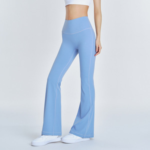Pantalon de <span class=keywords><strong>yoga</strong></span> taille haute à haute élasticité, amincissant et rehausseur de fessiers, coupe large, idéal pour le sport et le <span class=keywords><strong>yoga</strong></span> en extérieur. - Product Image 6