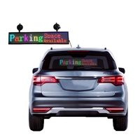 Affichage LED de voiture de défilement de messages mobiles P5 RGB Wifi Programmable Bus Destination Sign Board publicité affichage LED en cours d'exécution
