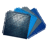Plancher suspendu anti-dérapant de haute qualité terrasse moderne pour jardin d'enfants terrain de basket élastomère plastique caoutchouc matériel bricolage