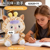 Peluche interactive intelligente IA pour enfants : jouet éducatif précoce avec questions-réponses vocales et compagnon interactif à émotions visibles