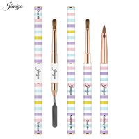 Lot de 3 pinceaux de nail art en gros – Outils de peinture pour gel et design d'ongles, parfaits pour les manucures DIY et les salons
