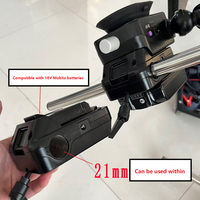 Outil de réparation de bosses de voiture, cric à batterie, adapté au cadre du convertisseur, lampe de transfert, détection de bosses de carrosserie, convertisseur de batterie Makita 18V