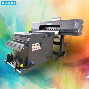 DTF printer 60cm width 2 pieces i3200A1 4720 XP600 heads direct to film T shirt printer machine