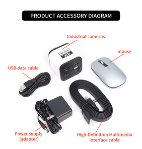 <span class=keywords><strong>Microscope</strong></span> numérique 4K avec zoom réglable 0,7X-4,5X, objectif de <span class=keywords><strong>microscope</strong></span>, lampe <span class=keywords><strong>LED</strong></span> et support - Product Image 6