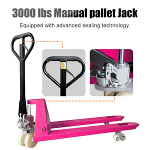 Palette manuelle polyvalente Capacité 2T Profil bas et roues PU/nylon à haute levée Option - Product Image 2