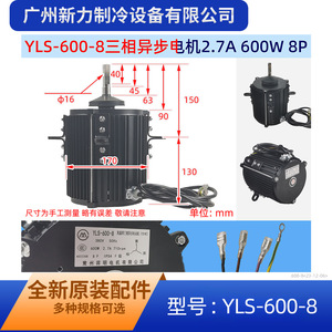 Moteur asynchrone triphasé YLS 600 8, cadre 130 mm, 600 tr/min, montage à bride, entièrement fermé, pour équipement mécanique - Product Image 2