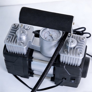 Compresor de Aire para Auto Multifuncional de Doble Cilindro y 12V, Flujo de Aire de 30L/MIN, Potencia de 120W, Metálico y Plástico, Tubo de 47CM - Product Image 4