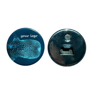 Khuyến mãi tùy chỉnh kim loại tinplate nút Huy hiệu Opener Cmyk in ấn giấy nhựa dập thiếc huy hiệu chai Opener Art Deco thiết kế - Product Image 3