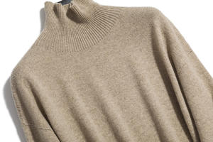 오버사이즈 밍크 럭셔리 터틀넥 몽골리안 여성 풀오버 에르도스 100% 캐시미어 스웨터 - Product Image 3