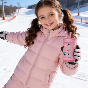 Borraccia sportiva Haers per bambini, a doppia parete con isolamento sottovuoto - Product Image 6