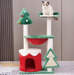 <span class=keywords><strong>Natale</strong></span> serie gatto arrampicata telaio letto gatto albero Scratching Board Sisal Villa integrato Non occupante giocattolo per il gioco del gatto - Product Image 1