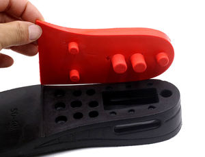 Wholesale Unisex 3cm Taller PU Shoe <b>Insert</b> Two Layers Hidden Boosting Insoles Height Increase Insole <b>for</b> Shoe - Product Image 4