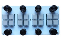 Controlador MIDI CC de 8 interruptores y 8 perillas con interfaz USB para software de hosteo de música en computadora