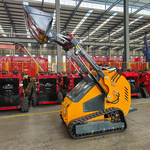 รถตักล้อยางขนาดเล็กอเนกประสงค์ 1 ตัน พร้อมอุปกรณ์เสริมแบบเปลี่ยนเร็ว บุ้งกี๋ หัวเจาะดิน ตะเกียบ สำหรับงานจัดสวน - Product Image 5