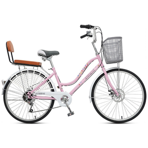 Atacado OEM Senhoras Ciclo Personalizado Retro Lazer 24 26 Polegadas Mulheres Bicicleta Utility City Bike - Product Image 3