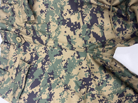 Combinaison d'entraînement en tissu Ripstop PolyCotton 50/50, motif numérique Woodland ACU, OEM ODM