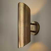 Applique murale en cuivre vieilli de style vintage moderne, applique murale LED personnalisable de style américain moderne pour salon et salle de bain