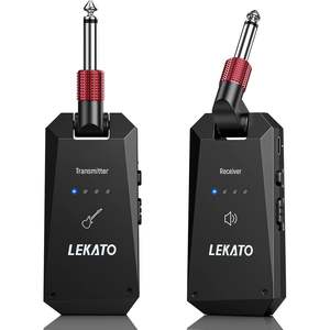 LEKATO 5.8G Upgrade Rechargeable Wireless <b>Guitar</b> System Super Long 8 Hours Battery Life 8 Hours Receiver and Transmitter - Product Image 1
