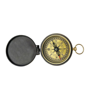 Kompakt Çinko Alaşımlı Cep Saati, Vintage Görünümlü Pusula ile Açık Hava Yürüyüşü Kampçılık Navigasyon Aracı Z50 Pusula - Product Image 3