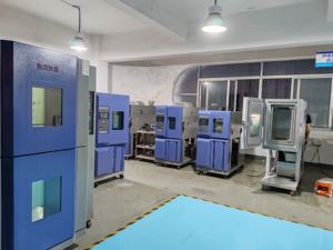 Industrielle Konstant temperatur Luft feuchtigkeit kammer Thermos chock 5%-98% RH 80L-1000L Kapazität Programmier barer LCD-Touchscreen CE - Product Image 5