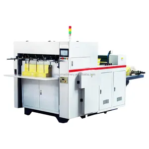 850 automatic roll to sheet paper cup print and die cutting machine