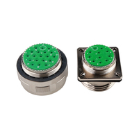 Conector Circular de Aviación Serie GJB599 MIL-C-85409 MIL-DTL-38999 Latón Plateado IP67/IP68/IP69 -60~+175