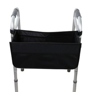 Patient Walker <b>Basket</b> with Cup Holder <b>for</b> Senior Injured People Large Capacity Folding Bag Walker <b>Storage</b> <b>Basket</b> Organizer - Product Image 3