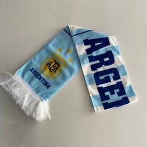 Écharpes de supporter de football en satin tricoté non tissé avec logo personnalisé YFWholesale (avec franges) Impression numérique Promotionnelle pour entreprises - Product Image 5