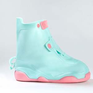 Водонепроницаемые зимние нескользящие антистатические легкие перерабатываемые пластиковые уличные сапоги-дождевики многоразовые бахилы - Product Image 6