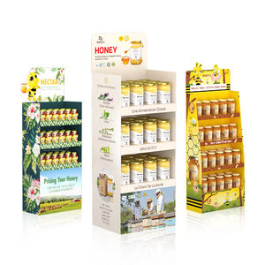 ชั้นวางยืนสำหรับน้ำผึ้งกระดาษแข็งแบบกำหนดเอง - Product Image 6