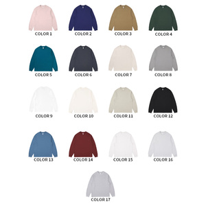 เสื้อแขนยาวทรงโอเวอร์ไซส์ผ้าฝ้ายถักคุณภาพสูง 100% สวมใส่สบาย ระบายอากาศได้ดี แห้งเร็ว เหมาะสำหรับเล่นกีฬาและสวมใส่ลำลอง - Product Image 3