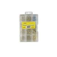 Kit de crochets de quincaillerie assortis haute performance 210 pièces, assortiment de crochets de qualité supérieure pour les ensembles d'outils professionnels et domestiques
