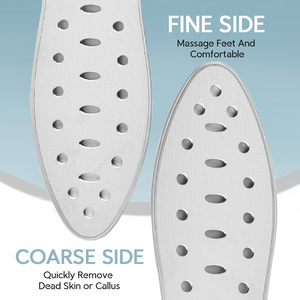 Phong cách mới chân tập tin chăm sóc móng chân công cụ thép không gỉ hai mặt da chết Callus Remover chân <span class=keywords><strong>scraper</strong></span> - Product Image 4