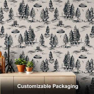 Papier peint <span class=keywords><strong>PVC</strong></span> texturé moderne, imperméable, auto-adhésif, pour usage domestique, 44 cm de large x 3 m de long, échantillon disponible - Product Image 3