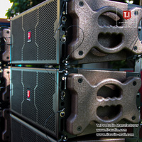 Equipo de Sonido Profesional para Escenarios de Conciertos, Sistema de Sonido para Iglesias con Altavoz de 10 Pulgadas, Altavoces de Línea de Arreglo Pasivo de Dos Vías