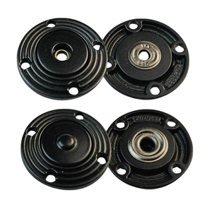 Bán buôn vòng nhựa tráng 8 lỗ may-on ẩn ốc vít 22mm & 26mm nút nam châm cho quần áo mô hình hình chữ nhật - Product Image 6