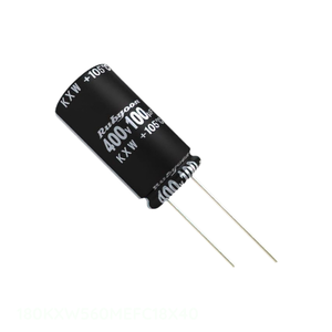 ตัวแทนจำหน่ายอย่างเป็นทางการ ตัวเก็บประจุแบบ Through Hole CAP ALUM 560UF 20% 180V RADIAL 560 uF 180KXW560MEFC18X40 - Product Image 1