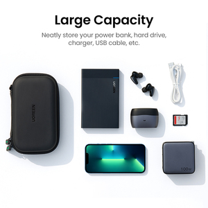 2.5 นิ้วฮาร์ดดิสก์ไดรฟ์กระเป๋าภายนอกแบบพกพา HDD SSD กล่องสำหรับพาวเวอร์แบงค์จัดเก็บข้อมูลการเดินทาง LP128 SSD LP128 - Product Image 4