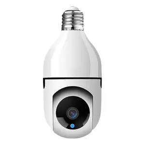 Smart home lampadina Wireless wifi camera TUYA app 360 gradi 110-220V 1080p telecamera di sorveglianza di sicurezza con visione notturna