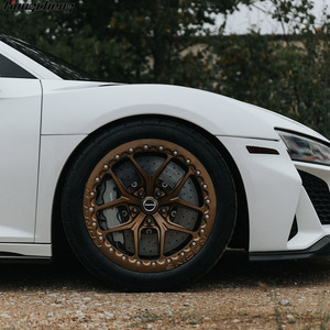 Rueda de arrastre de Beadlock individual compensada 6061-T6 de aluminio 18x12 5x112 + 44 para Audi R8 GEN2 Supra A90 S550 Mustang GT350 - Product Image 6