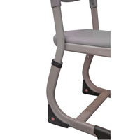 Chaise de bureau commerciale moderne en métal avec combinaison de sièges doubles réglables en hauteur pour l'école, la maison, le bureau, le salon et la salle de classe
