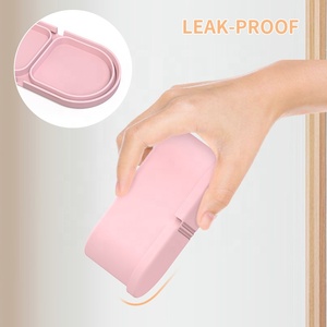 กล่องเก็บอาหารขนาดเล็ก กล่องใส่น้ำสลัดอเนกประสงค์ ป้องกันการรั่วซึม กล่องใส่น้ำสลัดซิลิโคน พร้อมถ้วยจิ้ม - Product Image 5