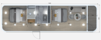 Construction de villas modulaires préfabriquées, hôtels, hôpitaux, centres de glamping à l'étranger, avec aménagement intérieur personnalisé en forme de capsule spatiale