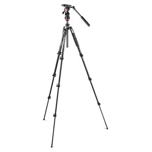 Trépied avec tête 4 kg BEFREE Live avec tête vidéo et verrous à levier Noir et Argent MVKBFRL LIVE - Product Image 2