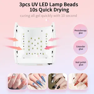 Rechargeable UV LED <b>Lamp</b> for Nails <b>Wireless</b> Gel Polish Nail Dryer Pedicure Manicure Light Cordless LED Nail <b>Lamp</b> For Manicure - Product Image 5