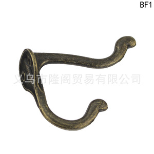 Antique Style Clothes <b>Hook</b> Zinc Alloy <b>Wall</b> Mounted Single <b>Hook</b> 70mm Length BF1 - Product Image 4