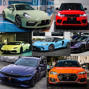 Hot Bán 1.52*18 Meter Tím Vàng Tắc Kè Hoa Cam 5 Màu Sắc Pet Siêu Bóng Tắc Kè Hoa Tự Động Sơn Xe Bọc Phim - Product Image 6